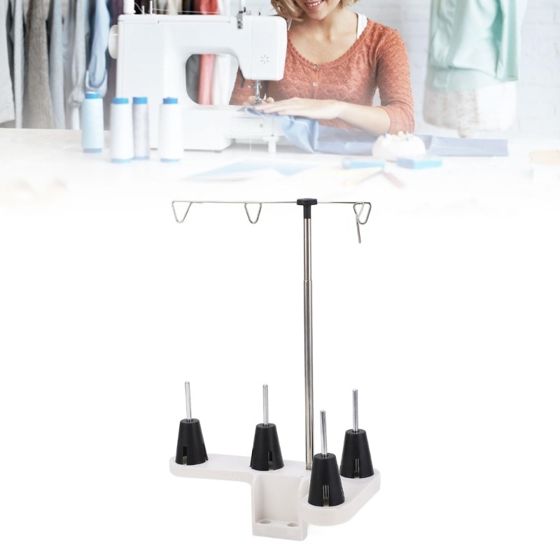 Embroidery Thread Spool Holder Thread Holders with 4 Spools Thread Roll Holder