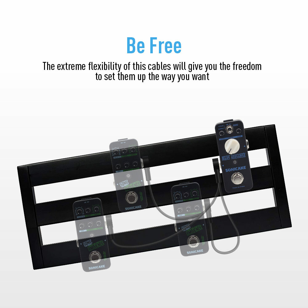 SONICAKE 15cm Patch Cable for Electric Guitar Effects pedal 3-6 pcs