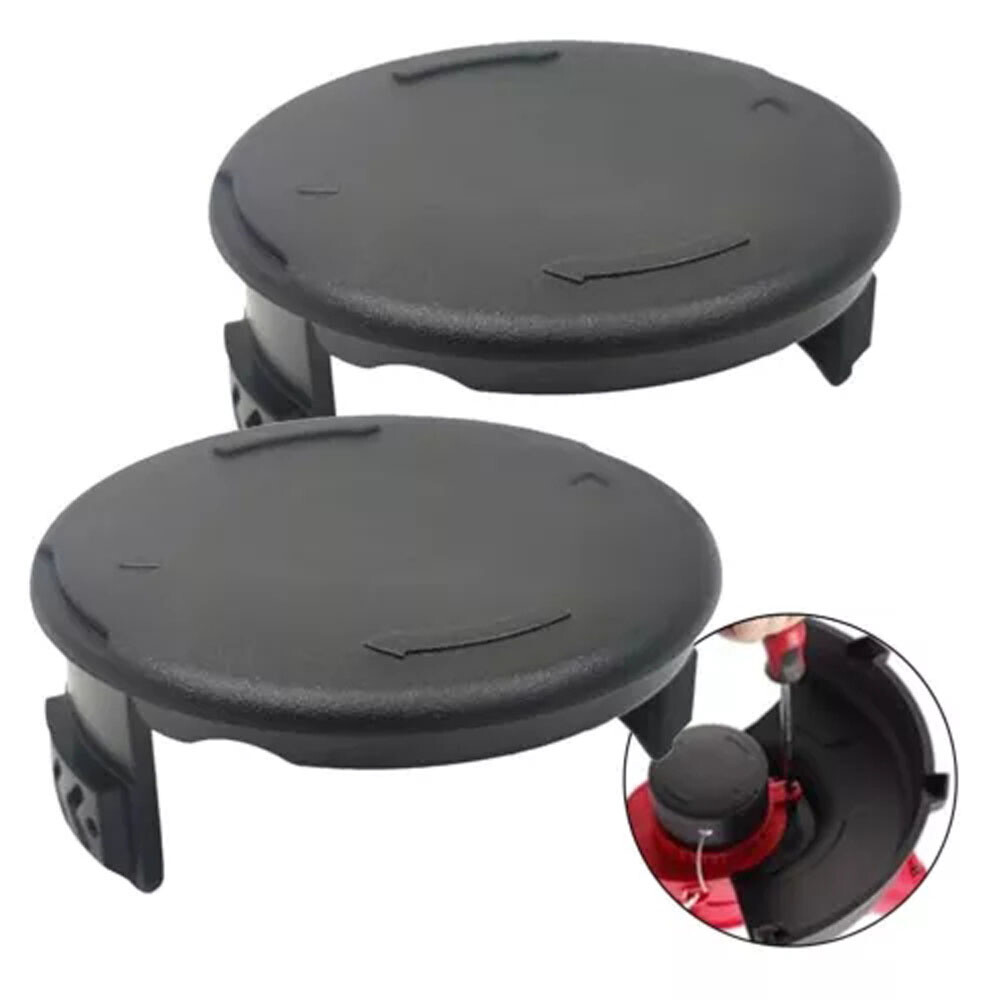 2pcs Spare Grass Eater Spool Cap Cover For Hyper Tough String Trimmer Black US