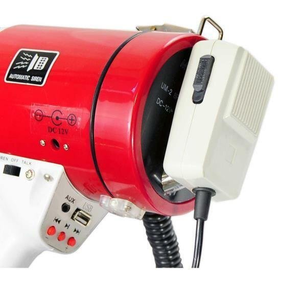 Pyle Pro Professional Piezo Dynamic 50 Watts Megaphone With USB PMP58U