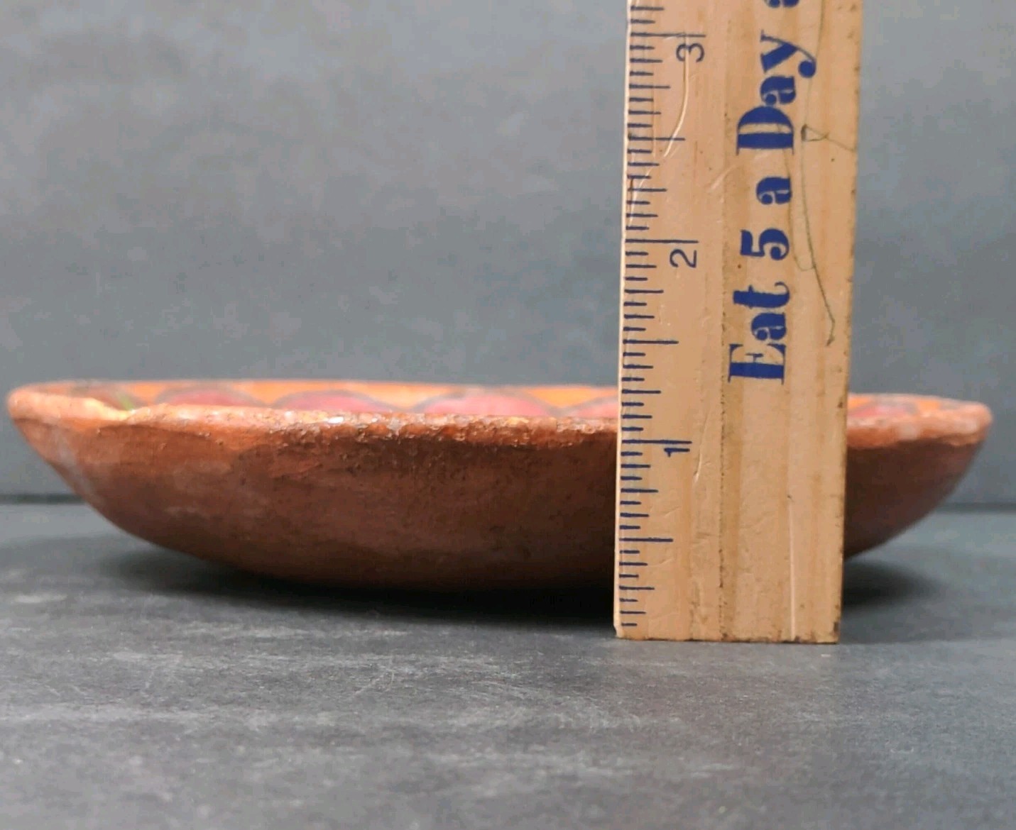 Pamunkey Indian Reservation 6“ Pottery Plate "Laughing Water" Signed READ SEE