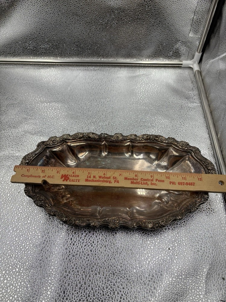 VTG Silverplate Serving Dish Oval