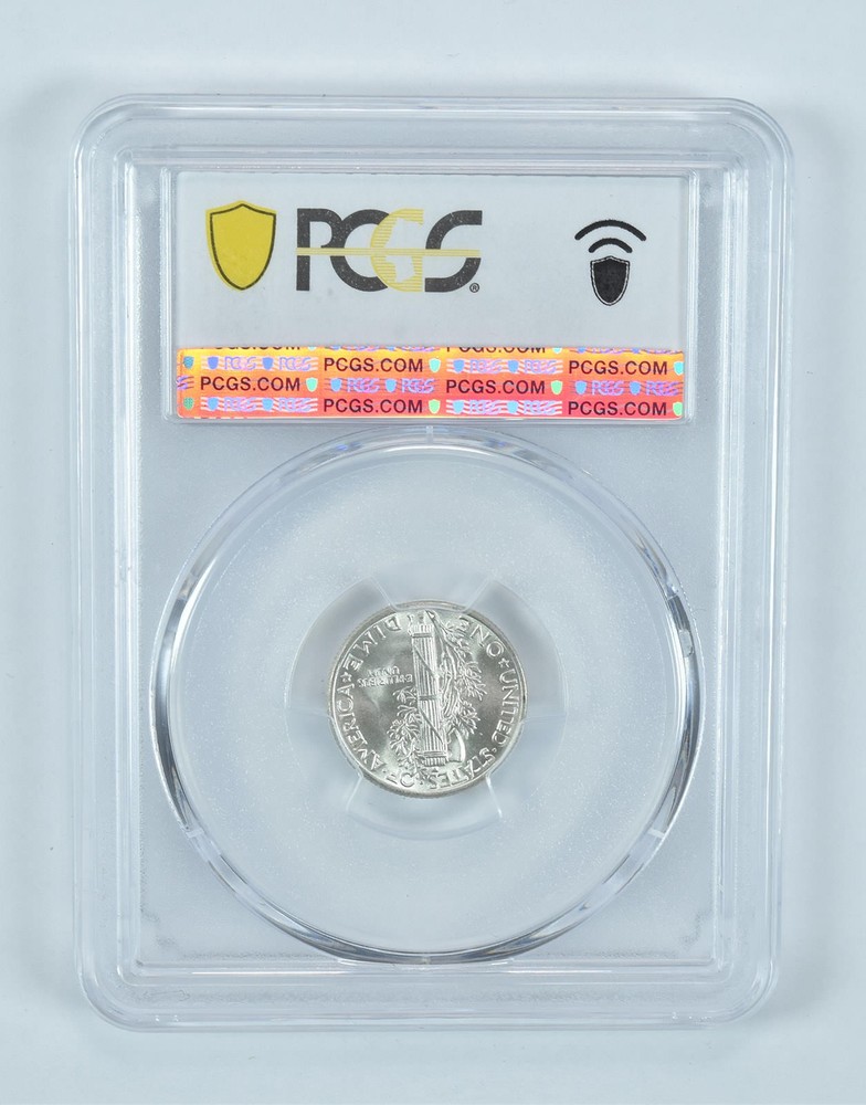 1944 Mercury Dime MS67 PCGS Blue Label