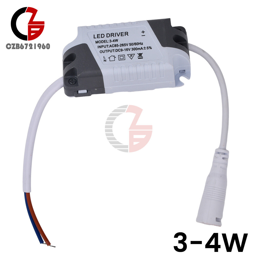 LED Panel Driver Ceiling Light AC85-265V 3-36W Transformer Power Supply Adapter