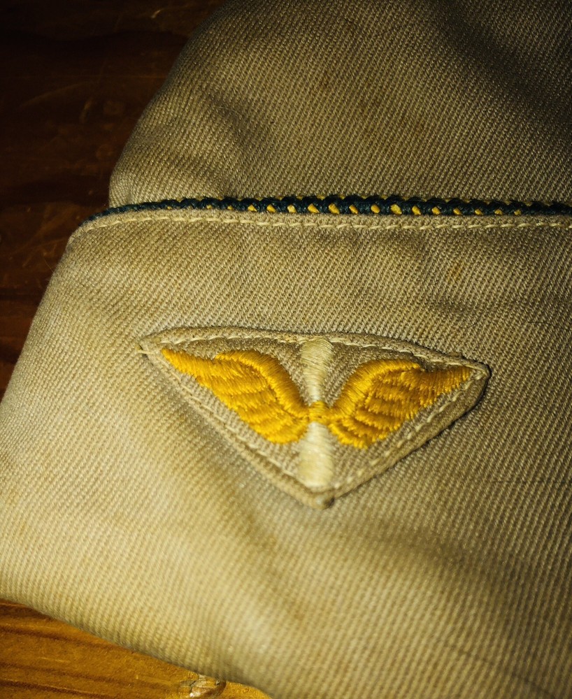 WWII Khaki Garrison Cap/Hat