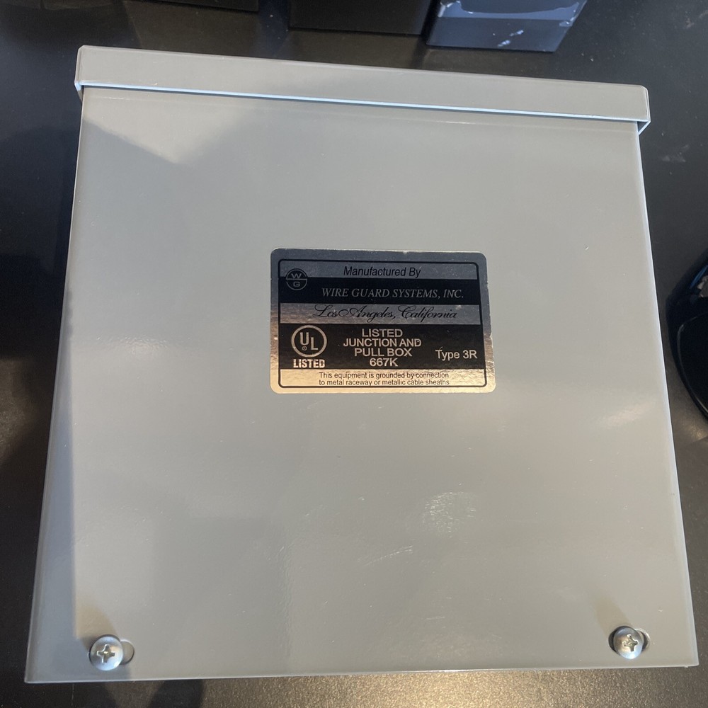 Electrical Pull Section 8”x8”x4” Rain Tight NEMA 3