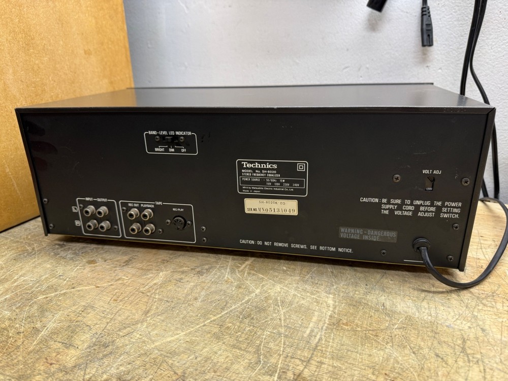 TECHNICS SH-8020 Stereo Frequency Equalizer