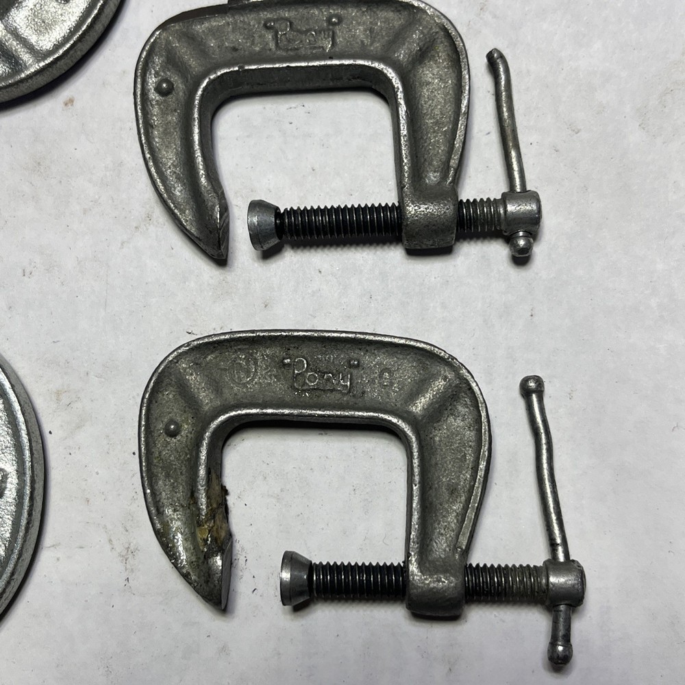 6 Pony C Clamps Used