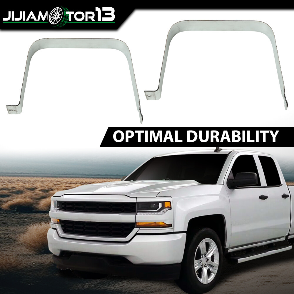 Pair Fuel Tank Straps Fit For Chevy Silverado GMC Sierra 1500 2500 3500 99-19