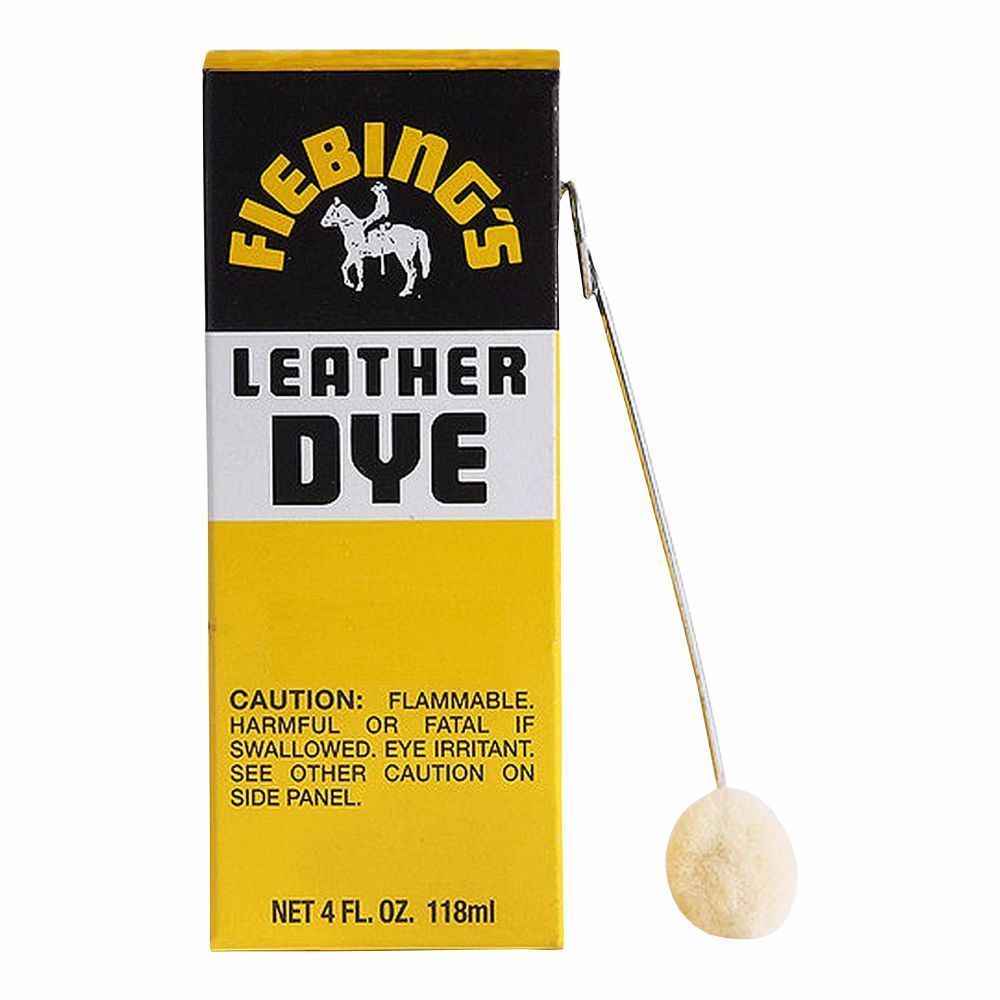 Fiebing's Leather Dye w/ Applicator - ALL COLORS- 4 OZ |Not for CA Customers|