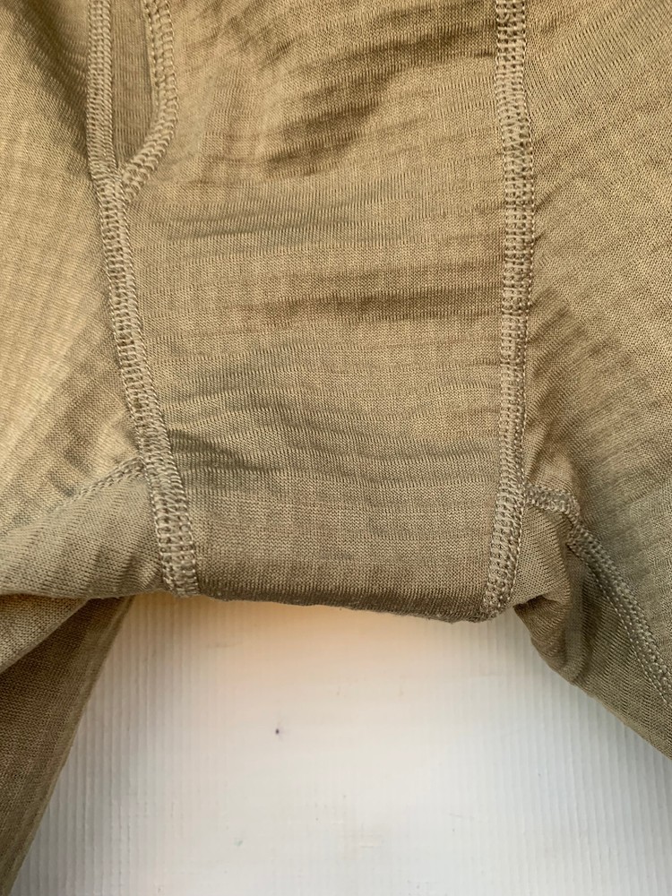 POLARTEC GRIDFLEECE PANTS COLD WEATHER, GENERATION III,TAN, MEDIUM REGULAR.