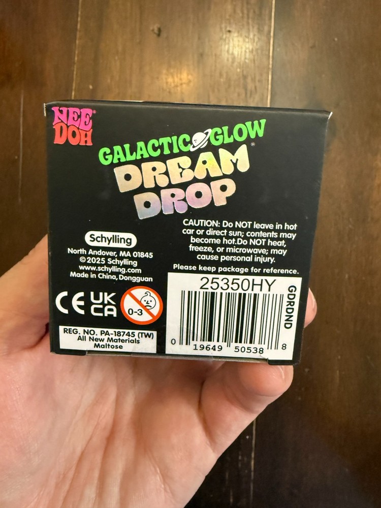 BLUE Needoh Nee Doh Galactic Glow Dream Drop EXTREMELY RARE AUTHENTIC