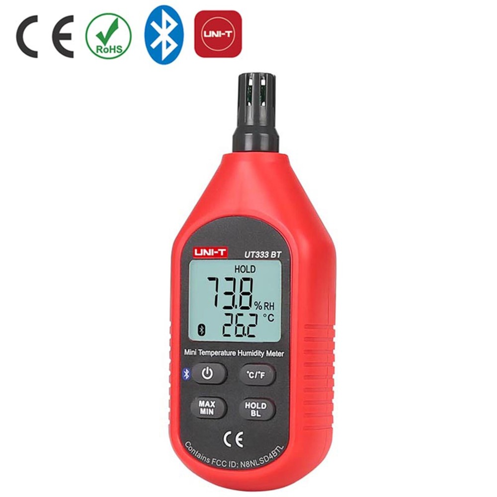 UNI-T UT333-BT Mini Temperature Humidity Meter LCD Display with Bluetooth iEN