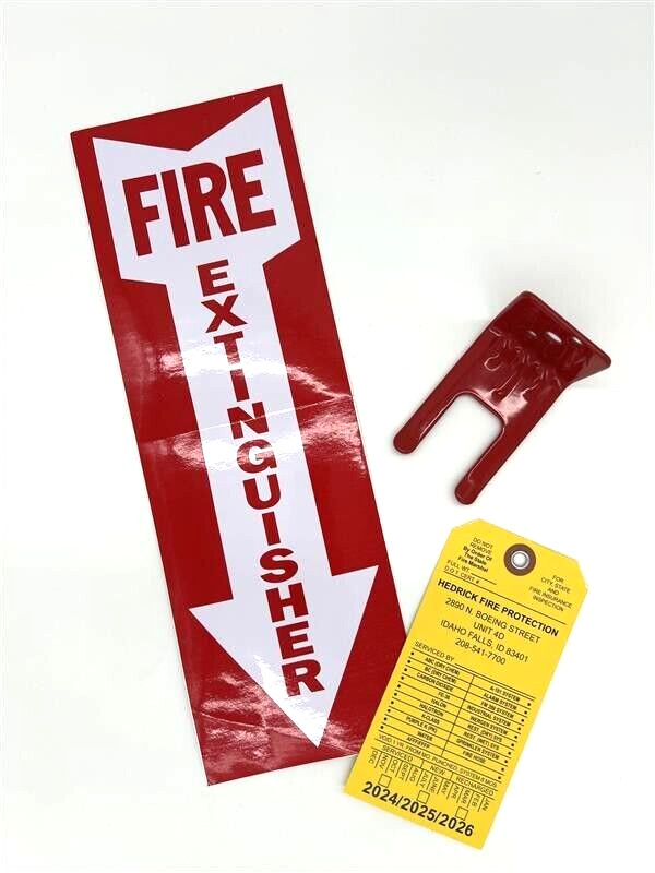 10LB ABC FIRE EXTINGUISHERS (Refurbished) Set of 3