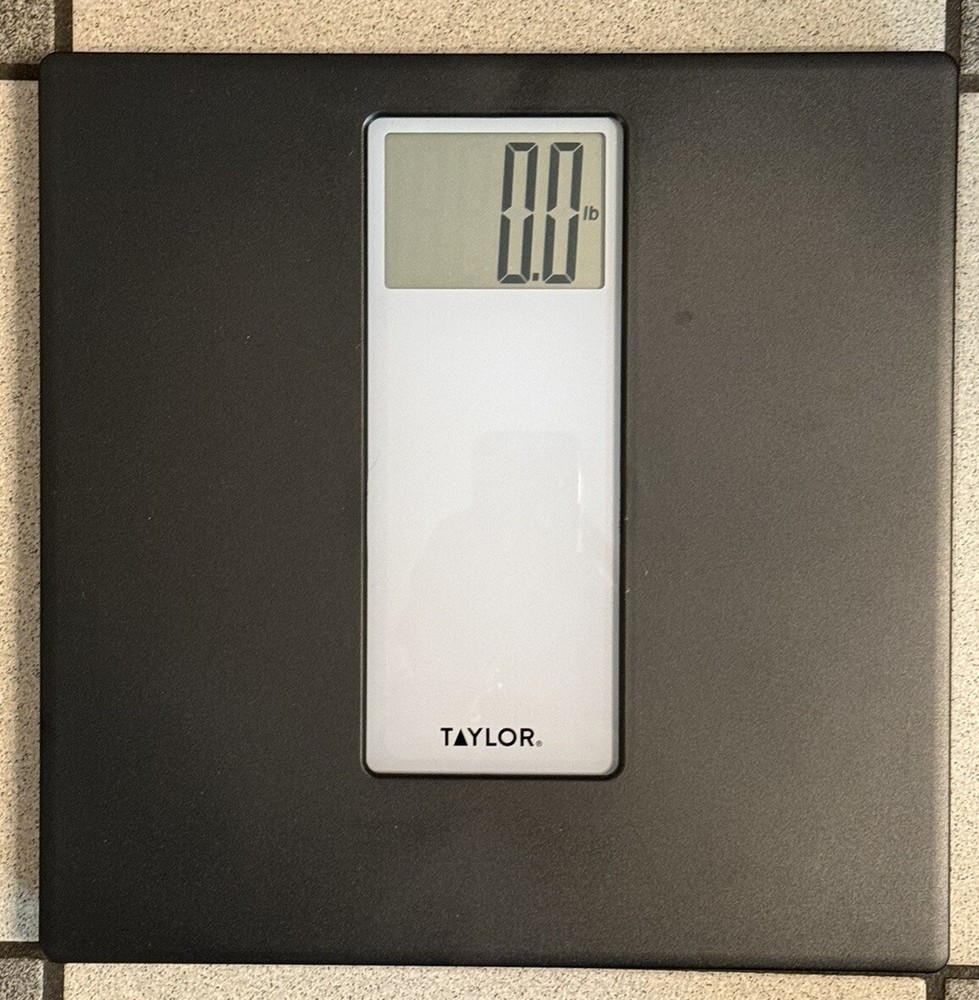 Taylor Digital Scale, Black, 400 lb Capacity -  Model #7358SSW