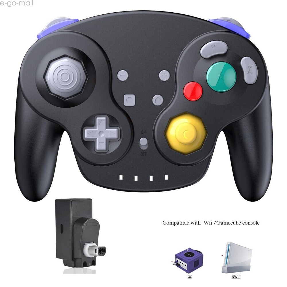 Wireless Gamecube Controller Rechargeable & Rumble for Nintendo Gamecube /Wii