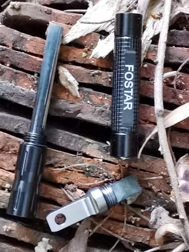 FOSTAR 2PCS Upgrade Ferro Rod Fire Starter，Replaceable Flint Steel Rod,...