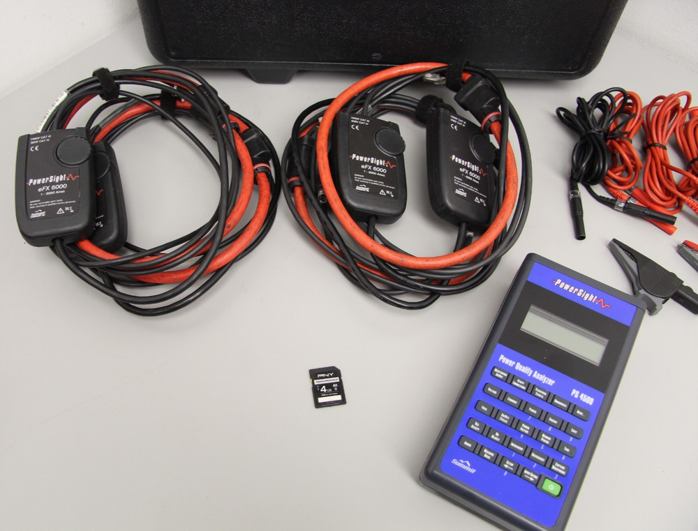 Summit Technology PowerSight PS4500 Power Quality Analyzer With 4 eFX6000 Probes