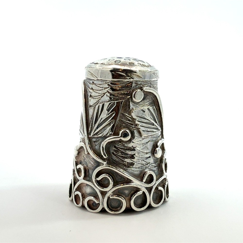 Mexico 925 Sterling Silver Thimble Size 8
