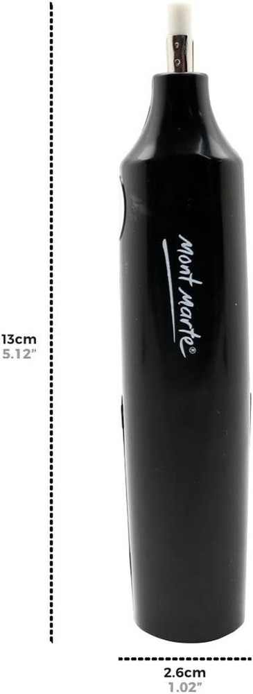 Mont Marte Electric Eraser, Includes 30 Eraser Refills. Suitable for Use