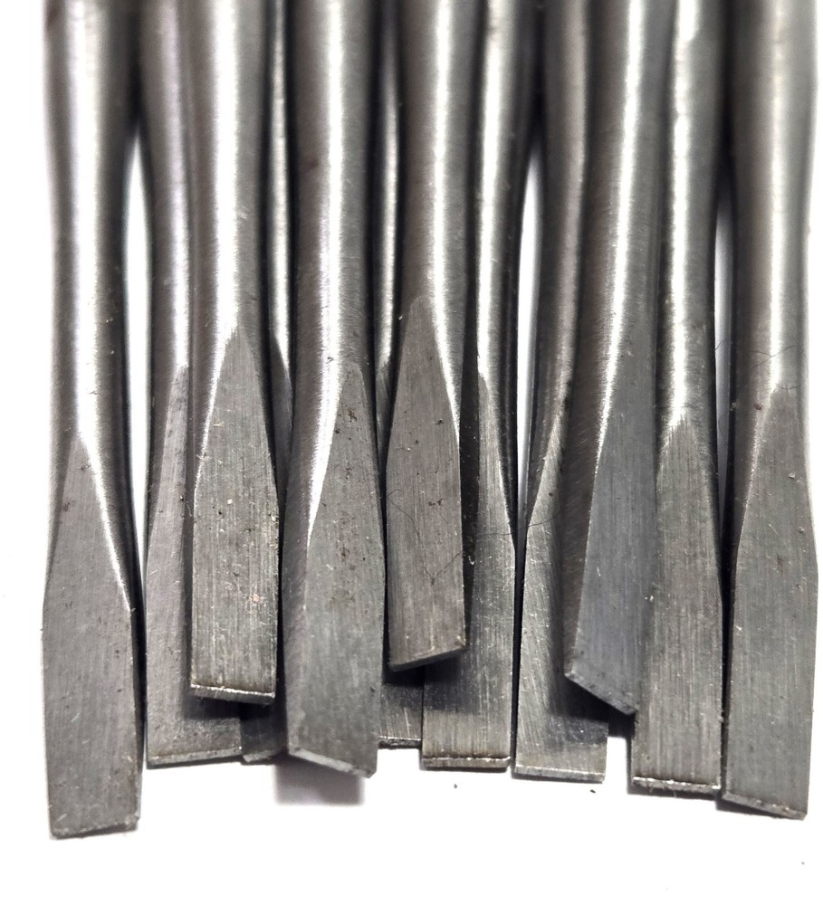 3 Stanley Yankee No. push drill Screwdriver FLAT Bits - 5/32" - 3/16" - 7/32"