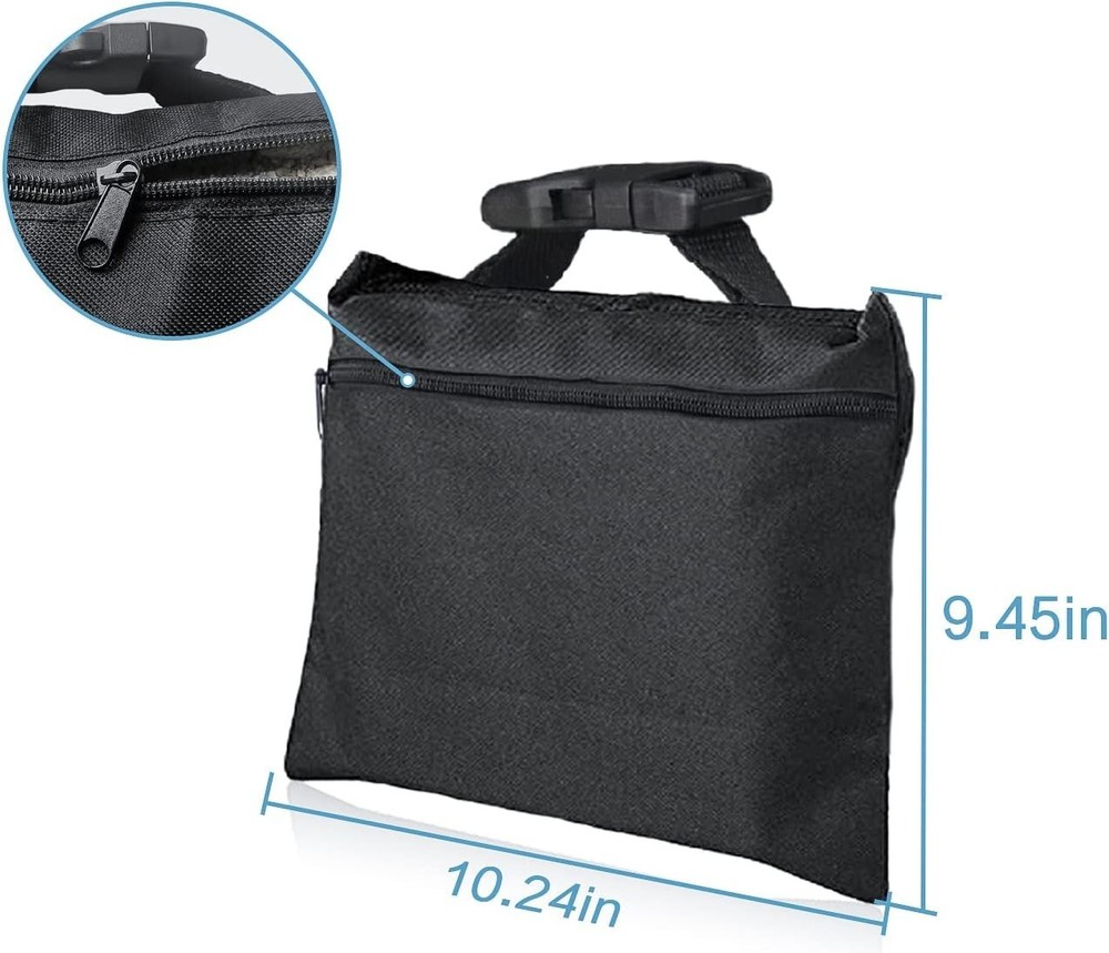 Versatile Heavy Duty Sand Bags for Stabilization - 2 Pack with Easy Use Features