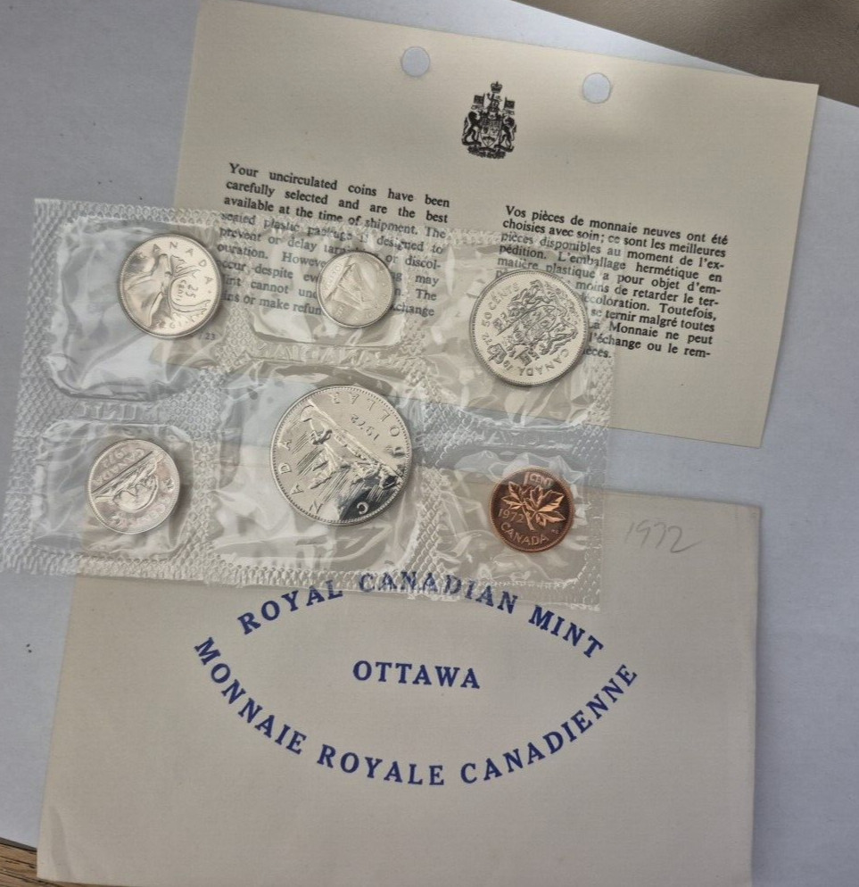 1972 CANADA PROOF LIKE UNCIRCULATED COIN SET, -3059