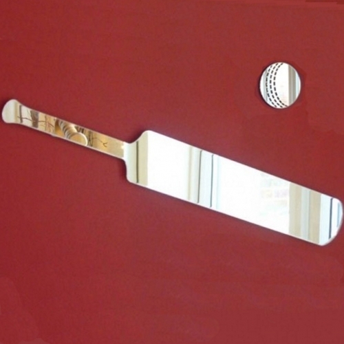 Cricket Bat Acrylic Mirror (Several Sizes Available)