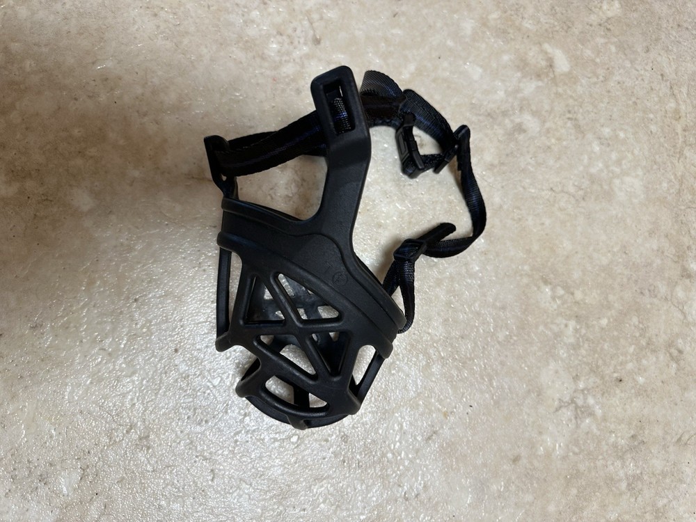 BARKLESS Dog Muzzle, Basket Muzzle for Biting, Chewing and Scavenging, Humane