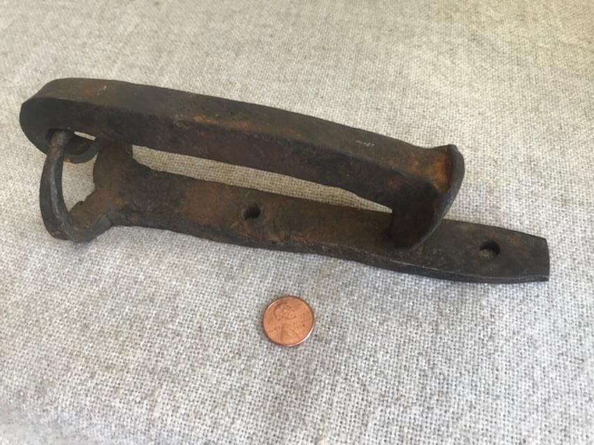 Rustic Handmade Forged Iron Door Knocker ~ 8" Heavy.