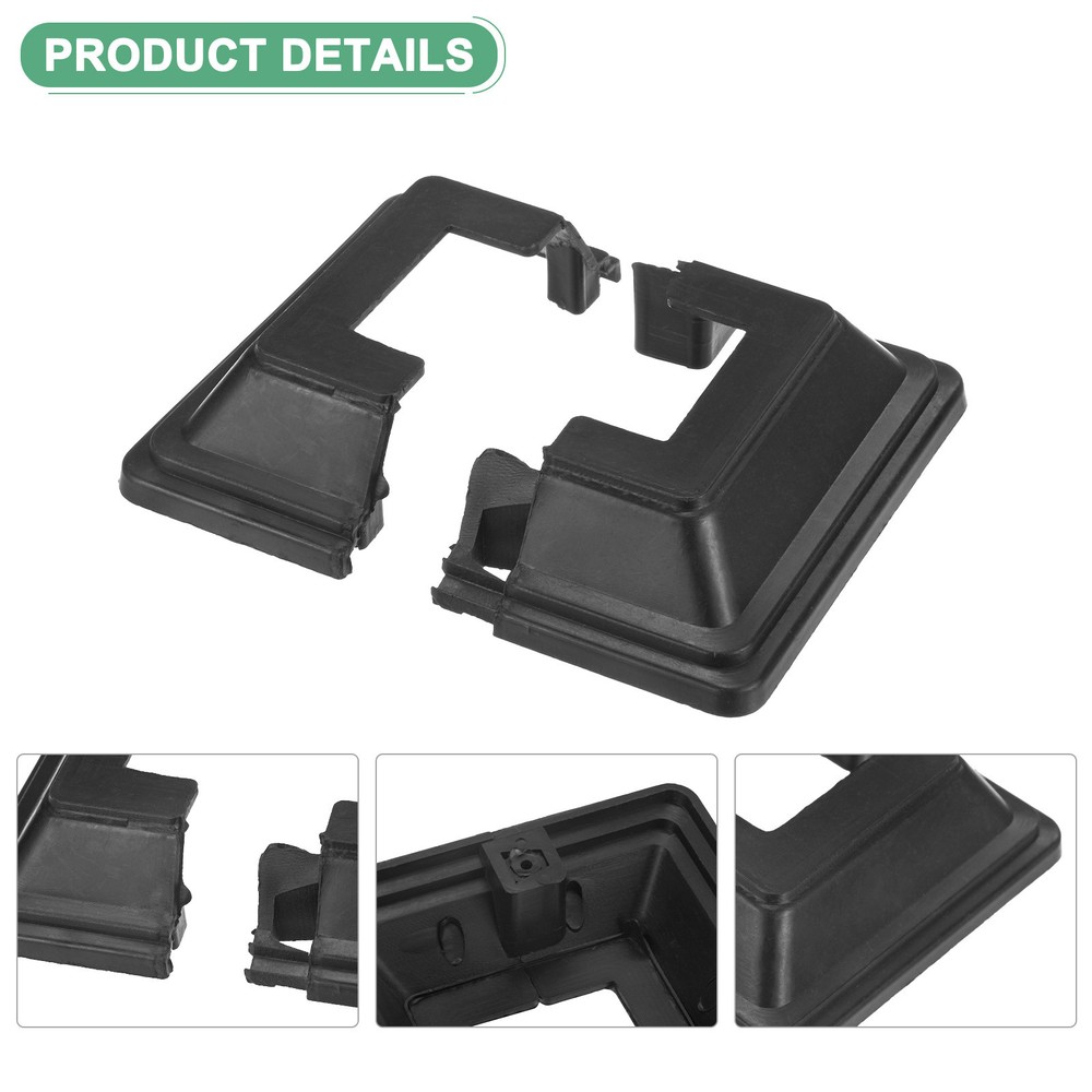 8-Pack Post Base Cover, Internal 1"x 1" PVC Post Skirt Split Type for Railing