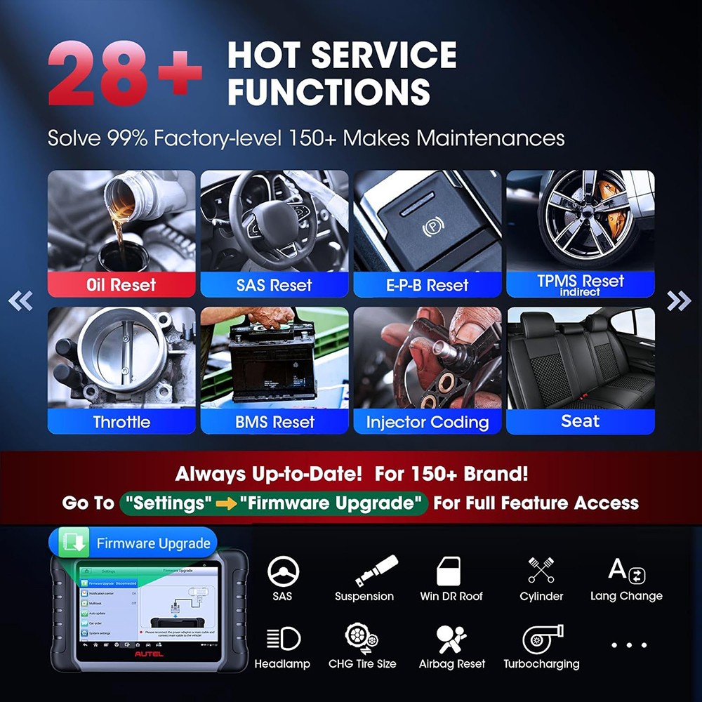 🔥2026 Autel MaxiPRO MK808S All Systems Active Test Key Coding Diagnostic Tool