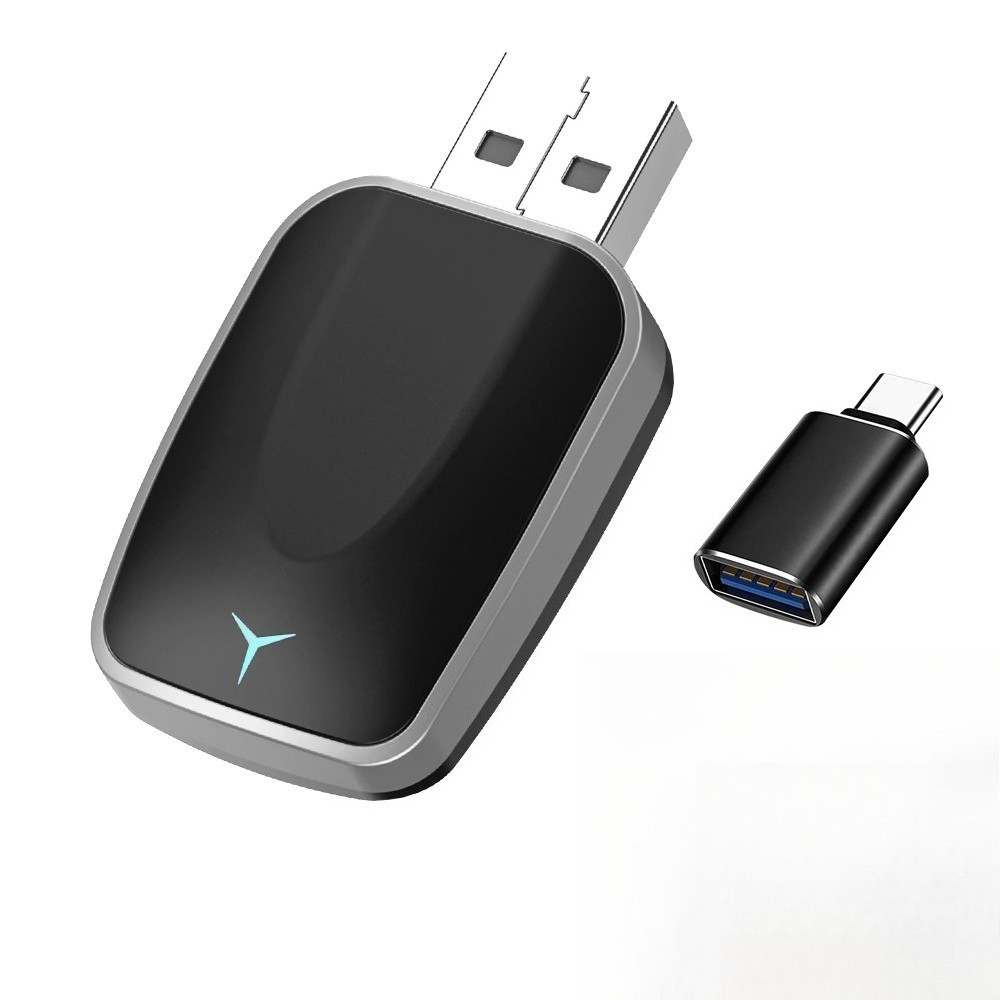 2 in 1 Car Auto Wireless Apple Carplay & Android Auto USB Adapter Plug & Play