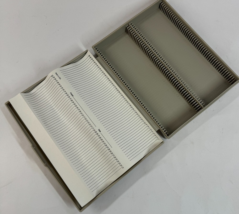 VWR Scientific Products 48443-806 Plastic 3 pc Microslide Microscope Slide Boxes