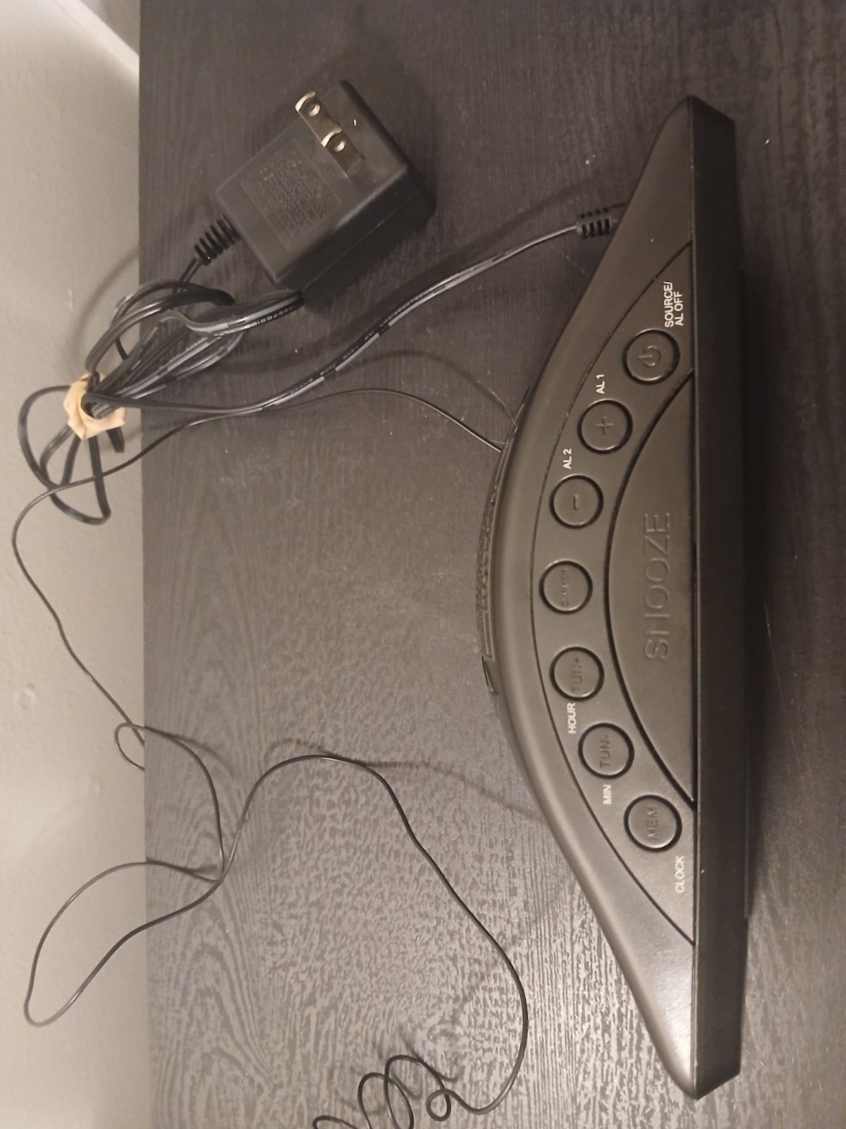 Walmart Digital clock Am/Fm radio blk100008726 Big Number Red Led Large Display