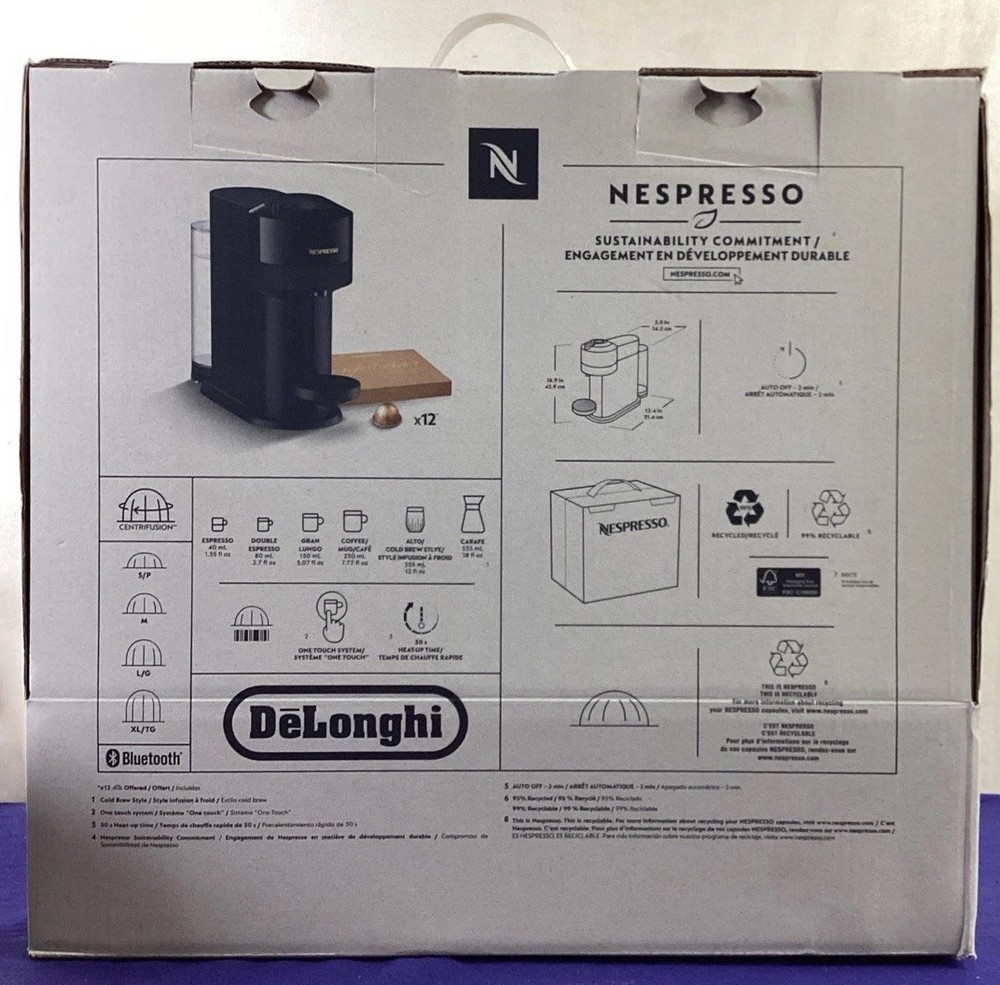 Nespresso Vertuo Next ENV120BG Coffee & Espresso Maker NEW