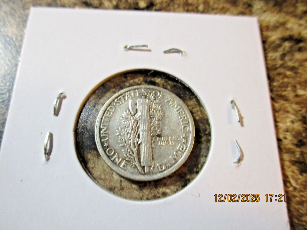 1920 MERCURY DIME AU AA