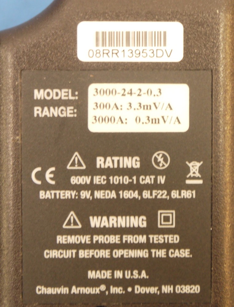 AmpFlex 3000-24-2-0.3 Flexible Current Probe