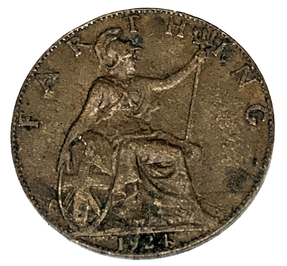 # C8873    GREAT BRITAIN     COIN,     FARTHING   1924