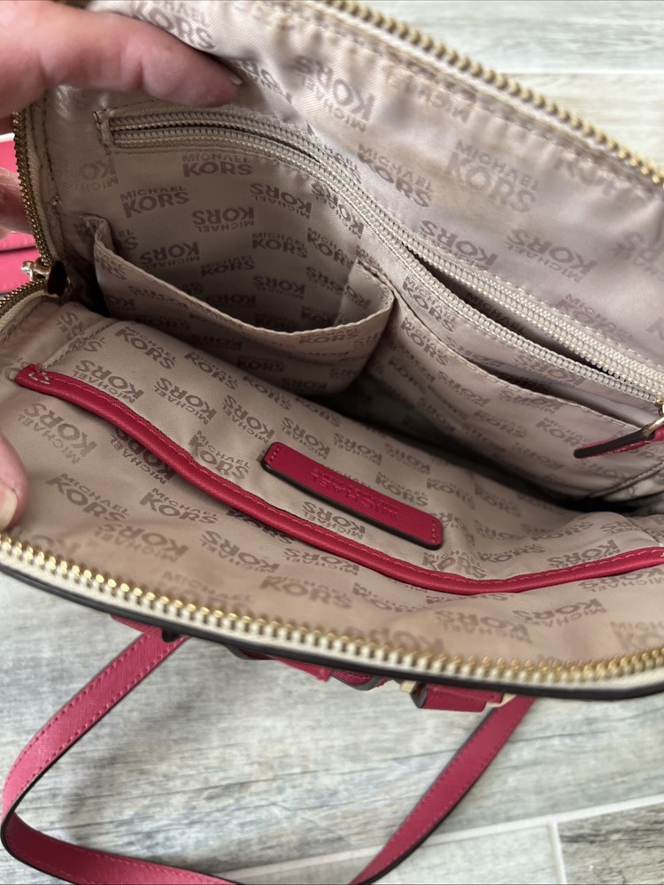 Michael Kors Backpack With Matching Wallet And Small Personal Item Bag