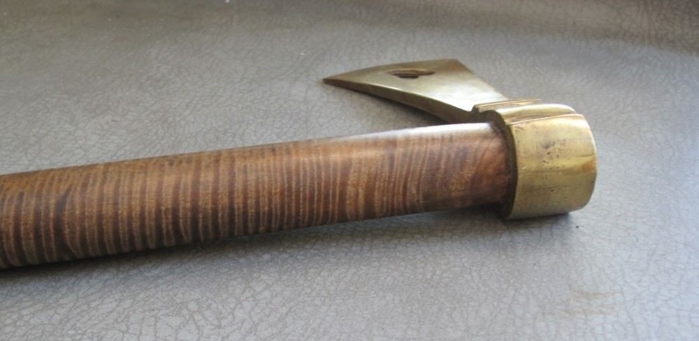 Custom-Made Fighting Tomahawk w/Scrimshaw.