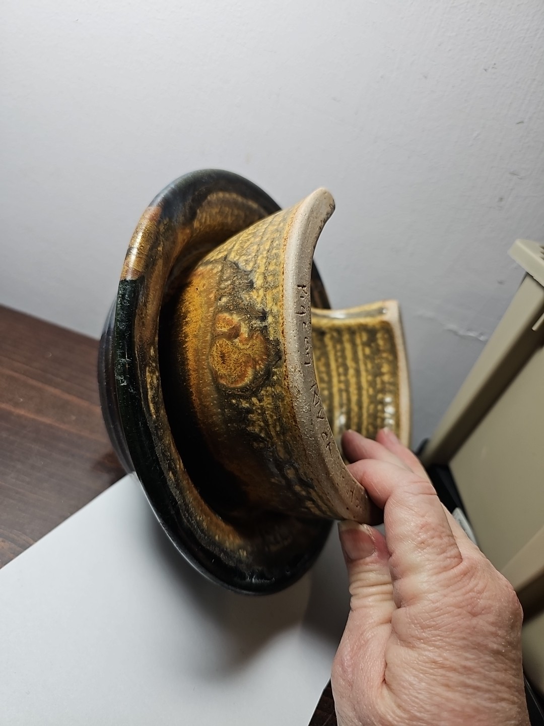 Pigeon River Pottery Frog Toad House Abode Garden Reptile Cave 8" Wide 6" Tall