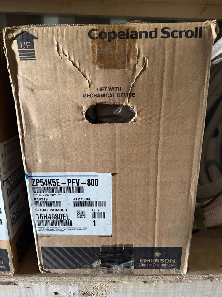 Copeland Scroll Compressor ZP54K5E-PFV-800
