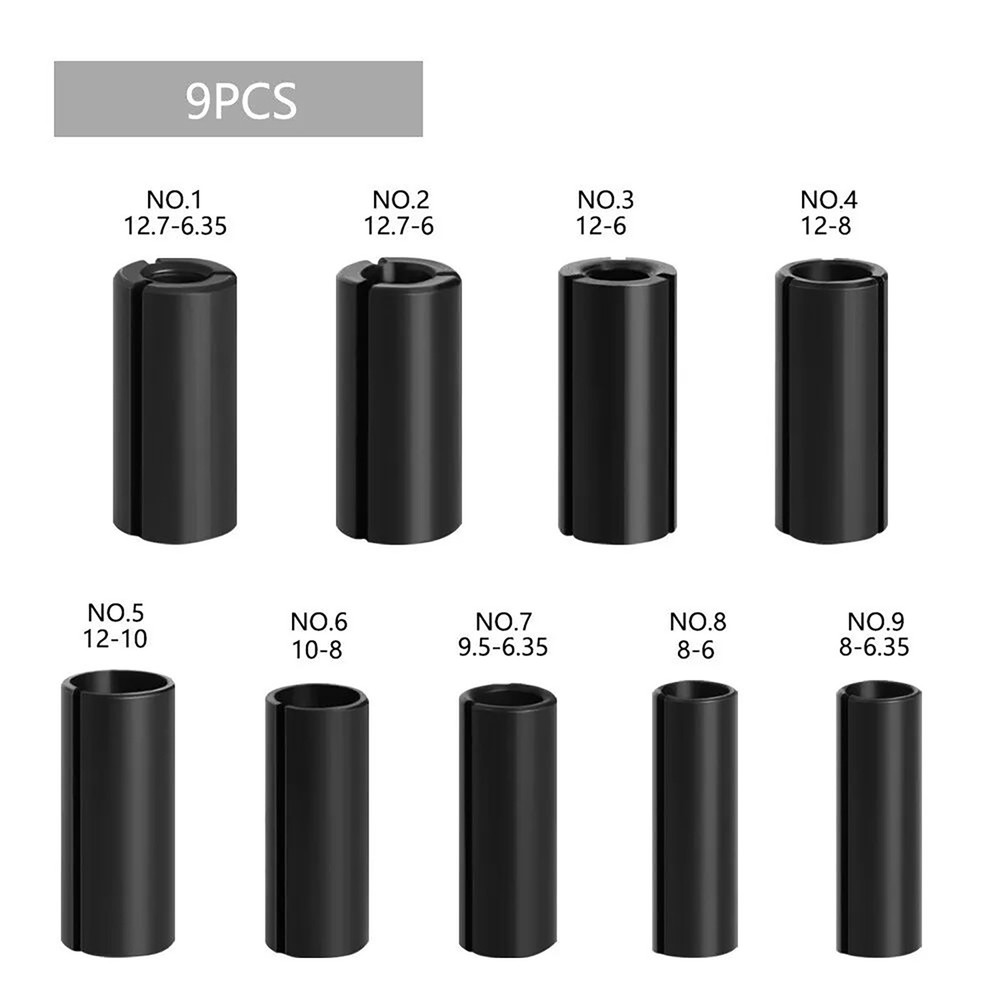Adapter Converter Router Collet Reduction Sleeve Tool Bit Connector Router Bit