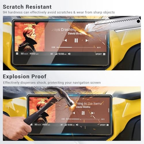 Compatible with 2025 2024 Can Am Maverick R Screen Protector Maverick R 10.25″