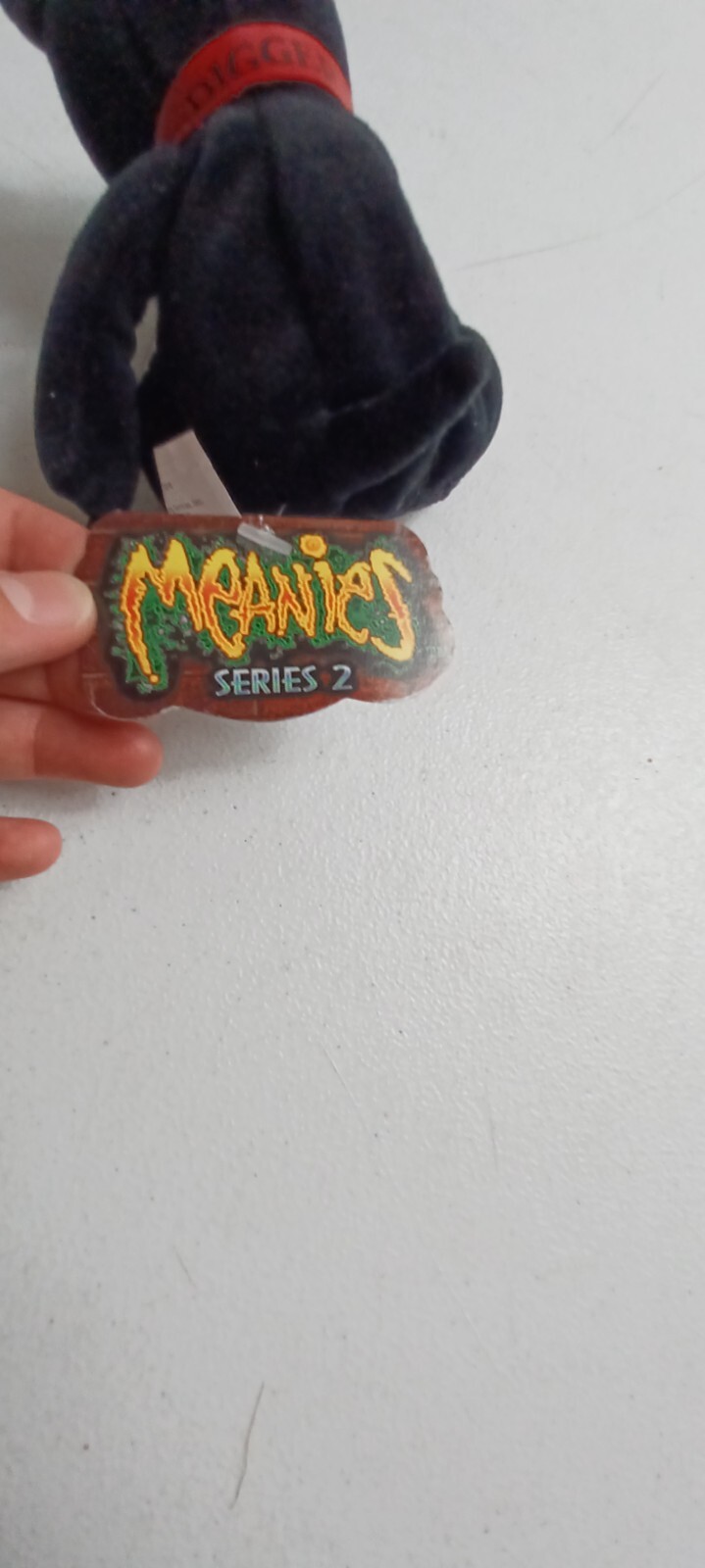 Meanies Series 2 DIGGER the Snottish Terrier Bean Bag Plush NEW 1998 NWT