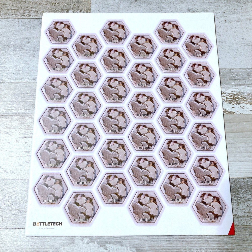 BattleTech City Map Pack Extra Counters Building Rubble Terrain Boards Catalyst