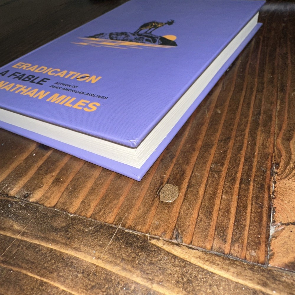 Jonathan Miles - Eradication A Fable (Hardback) Very Good Condition