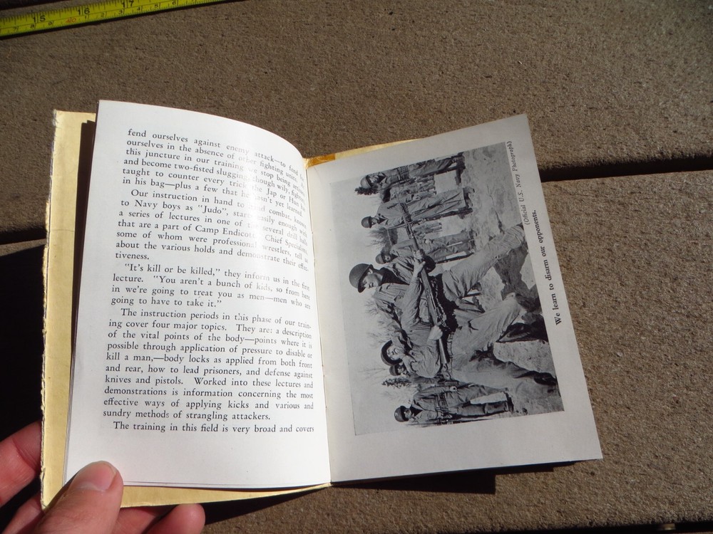 WW2 USN US Navy CB Seabees Construction Training Camp Edicott Souvenir Booklet