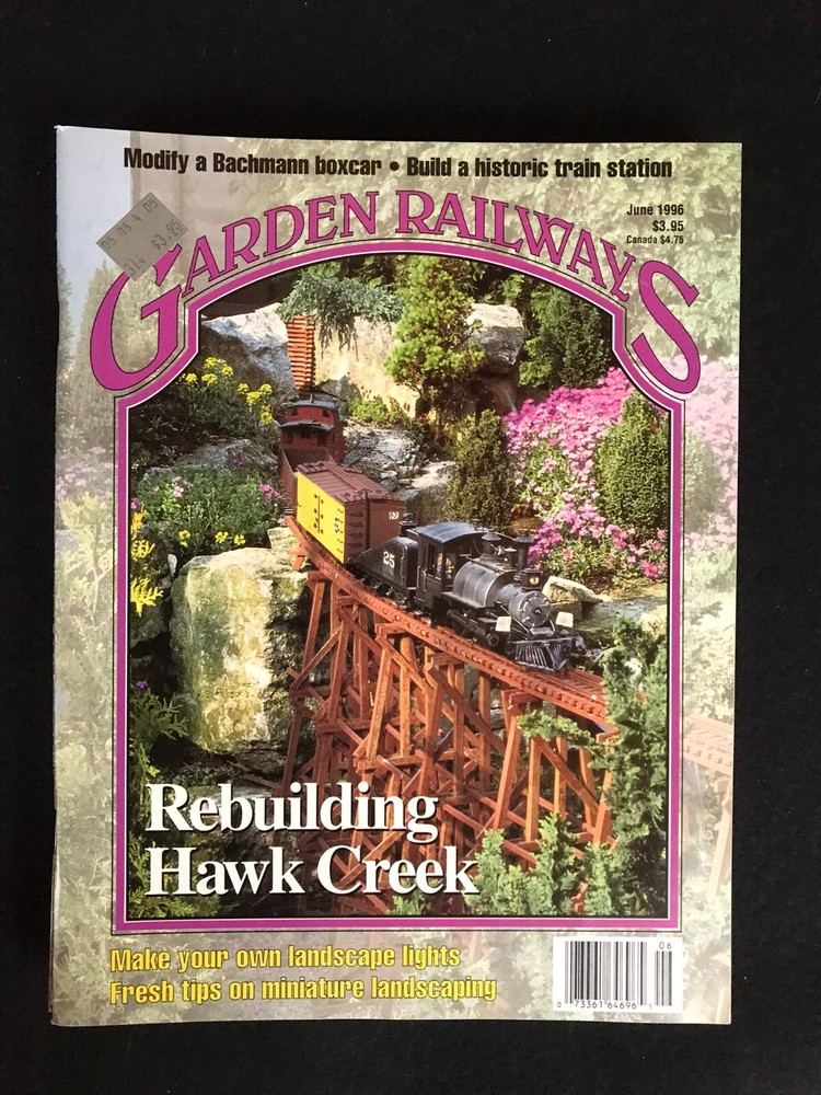 Garden Railways Magazine June 1996 With Plan Set